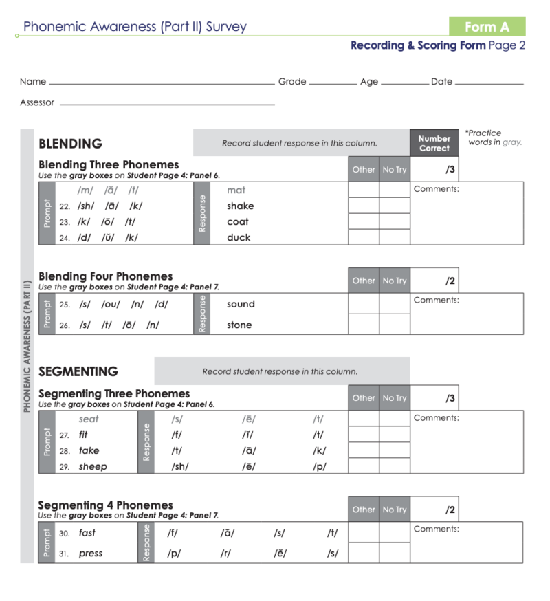 Assessment example 