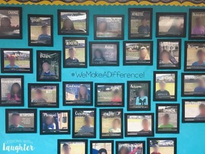 Mission Wall - 9 Ways Classroom Photos Create Student Connection
