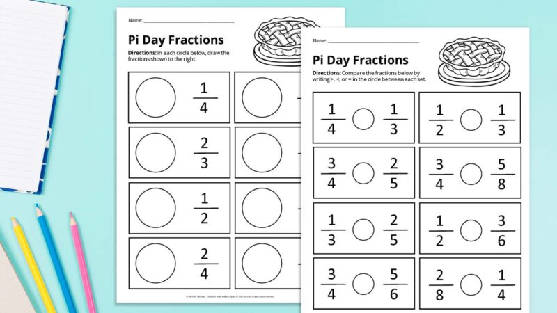 Pi Day Fractions
