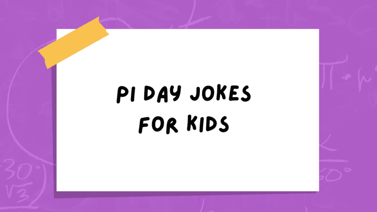 Pi Day jokes for kids.