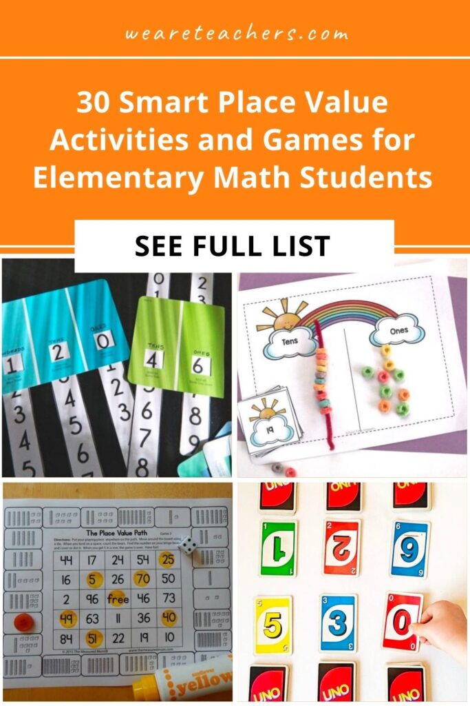 Place value activities can help young math students master this important concept. These hands-on ideas are fun and free!