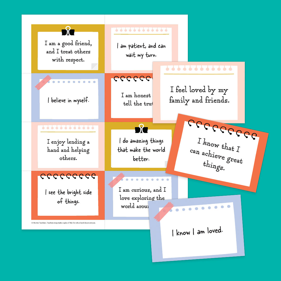 Positive Affirmations Promo Image Positive Affirmation Cards