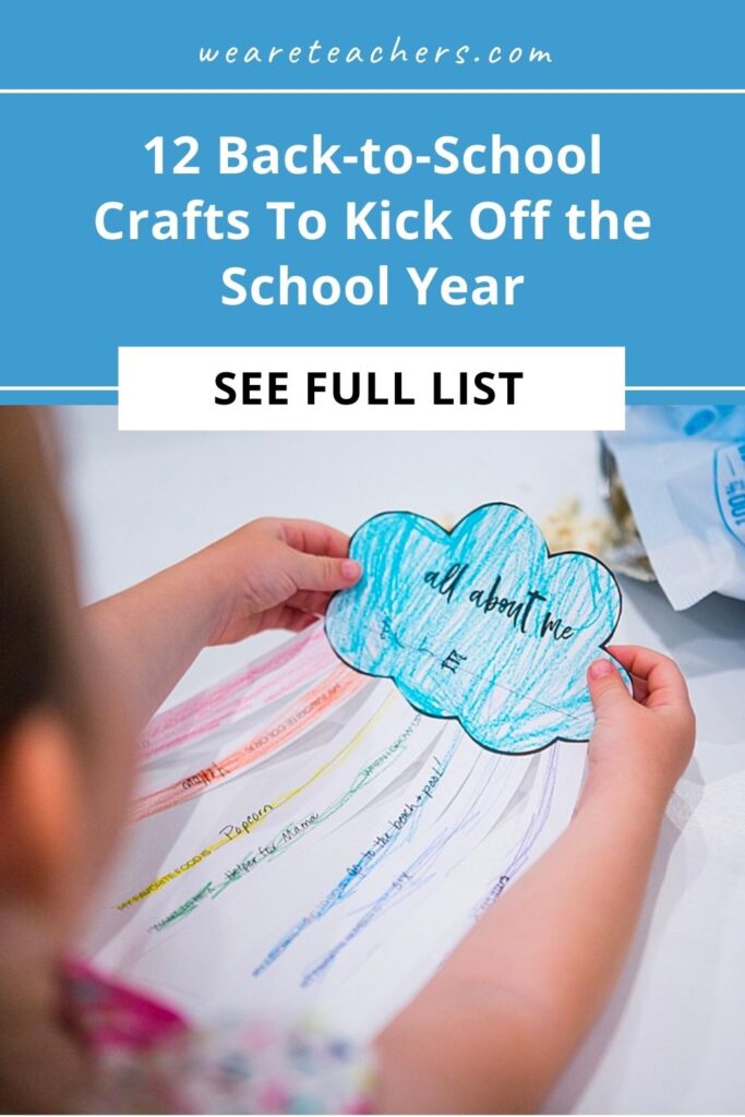 Kick off the school year with these back-to-school crafts! Students will love creating them, and they make the best classroom displays.