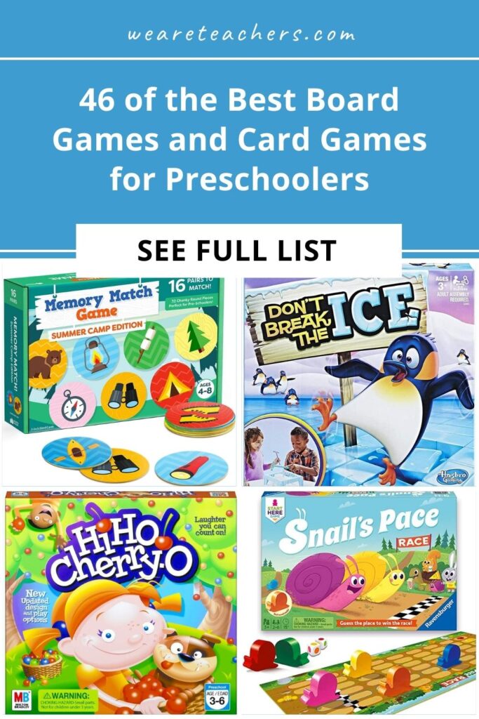 Check out the best board games for preschoolers that teach direction following, collaboration, and even failure, as recommended by teachers.