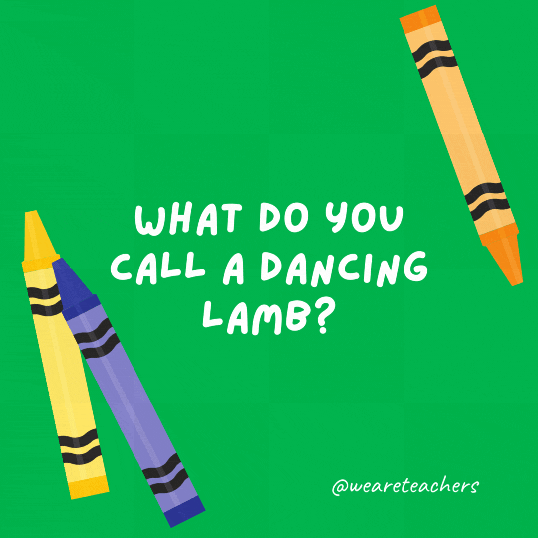 What do you call a dancing lamb?