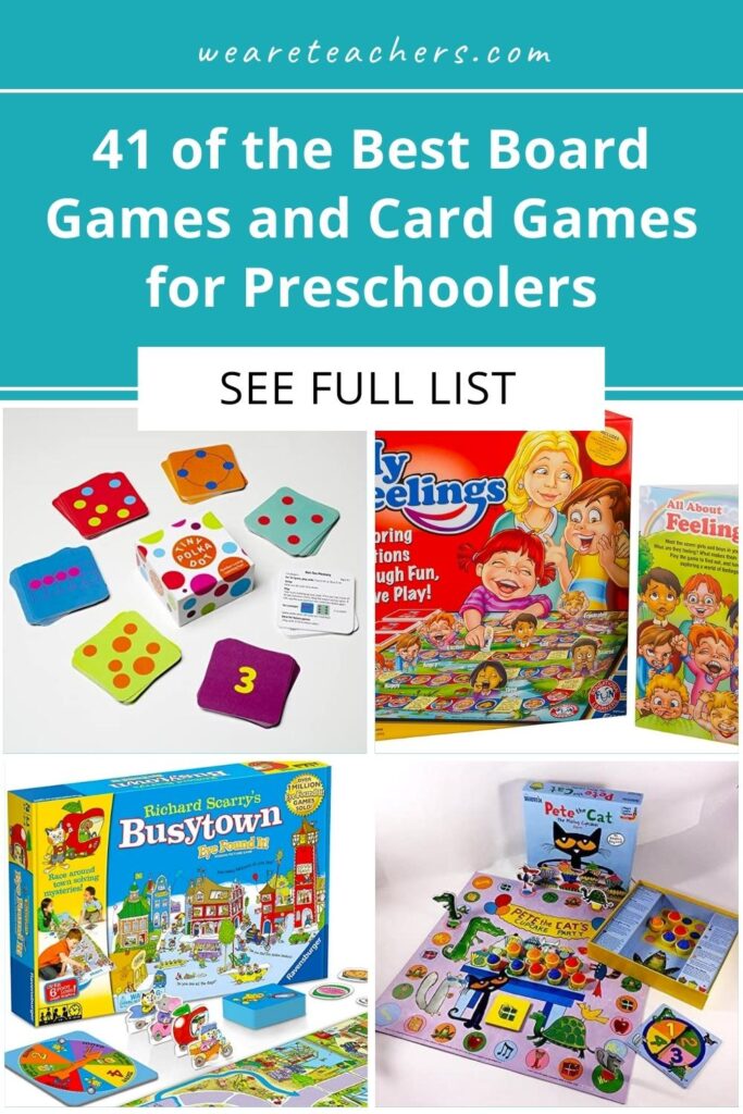 Check out the best board games for preschoolers that teach direction following, collaboration, and even failure, as recommended by teachers.