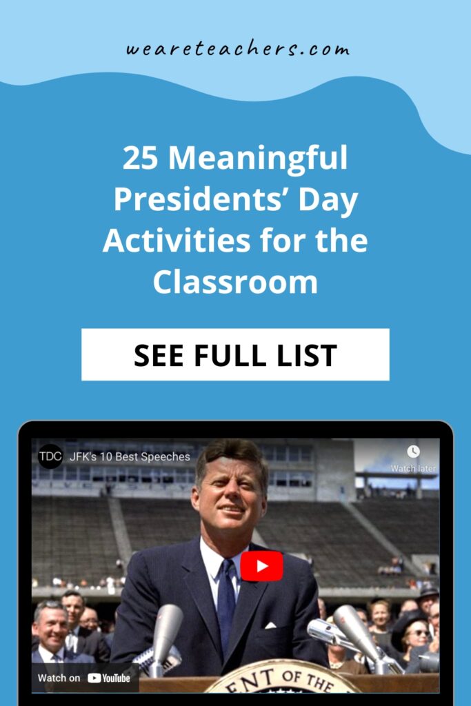 Celebrate presidential history with Presidents' Day activities, including videos, a STEM experiment, trivia, book ideas, and more.
