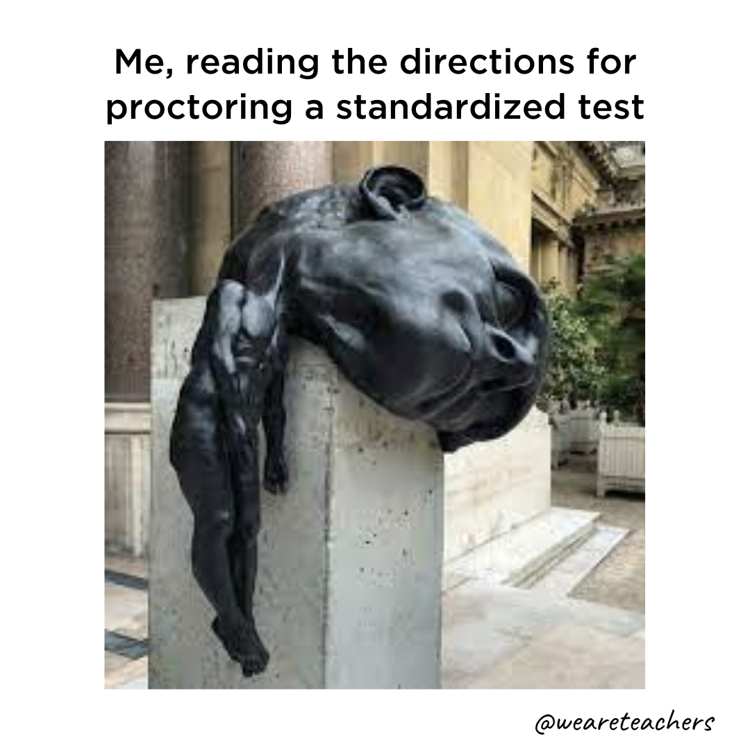 state test funny school meme