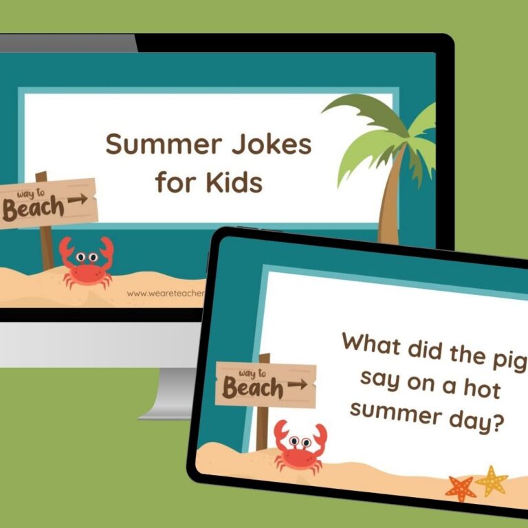 165 Super-Funny Summer Jokes for Kids (Plus Free Slides)