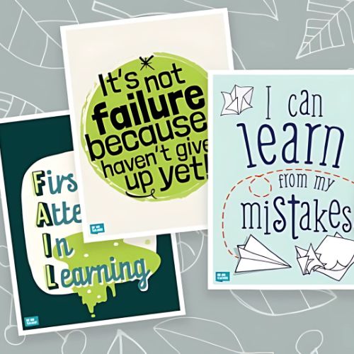 Free Growth Mindset Posters examples of free growth mindset posters