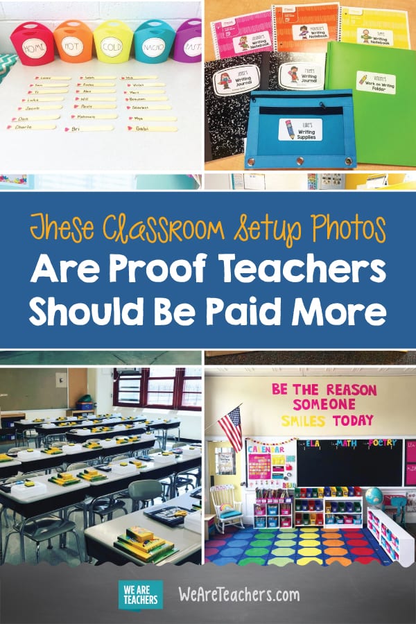 These Classroom Setup Photos Are Proof Teachers Should Be Paid More