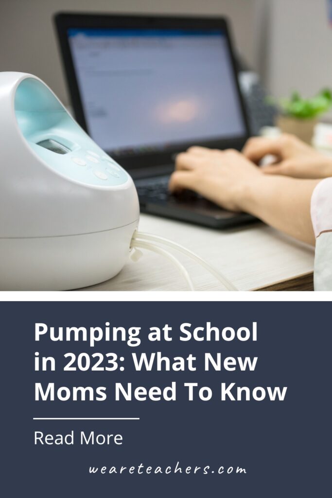 Many moms choose breastfeeding for their babies, but returning to full-time work means pumping at school for teachers.