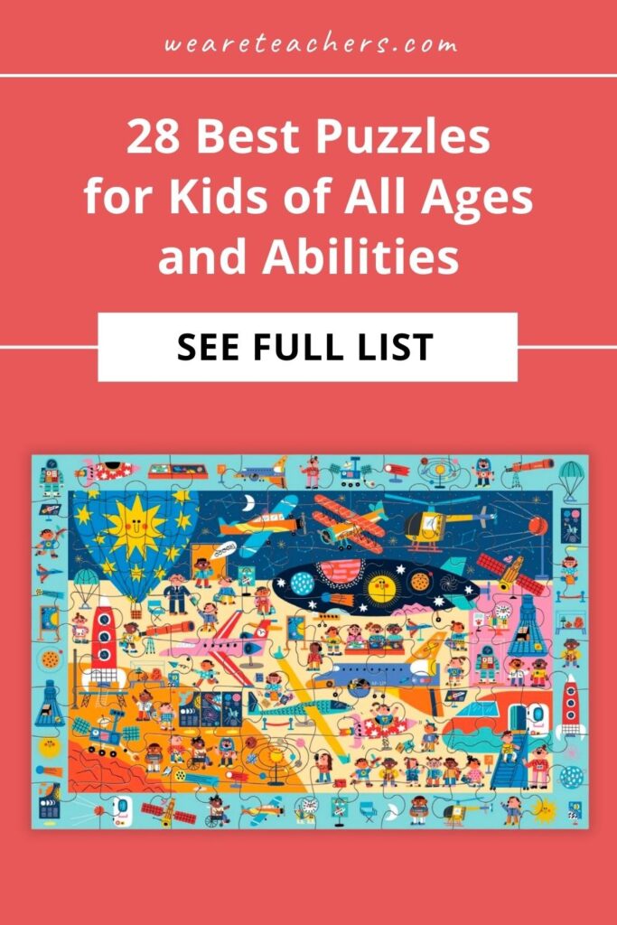 Puzzles are teaching tools and teach problem-solving, hand-eye coordination, and so much more. Here are the best puzzles for every age.
