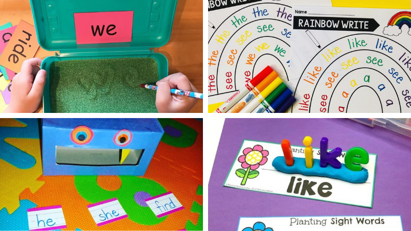 sight word activities that teachers can use to practice reading fluency 