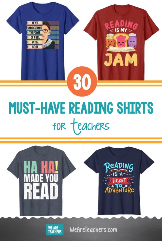 30 Must-Have Reading Shirts for Teachers Who Love Books