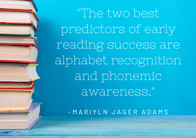 Quote from Marilyn Jager Adams about the importance of phonemic awareness in early literacy 