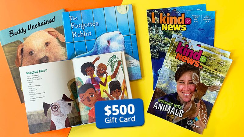 Kind News Magazine prizing for giveaway