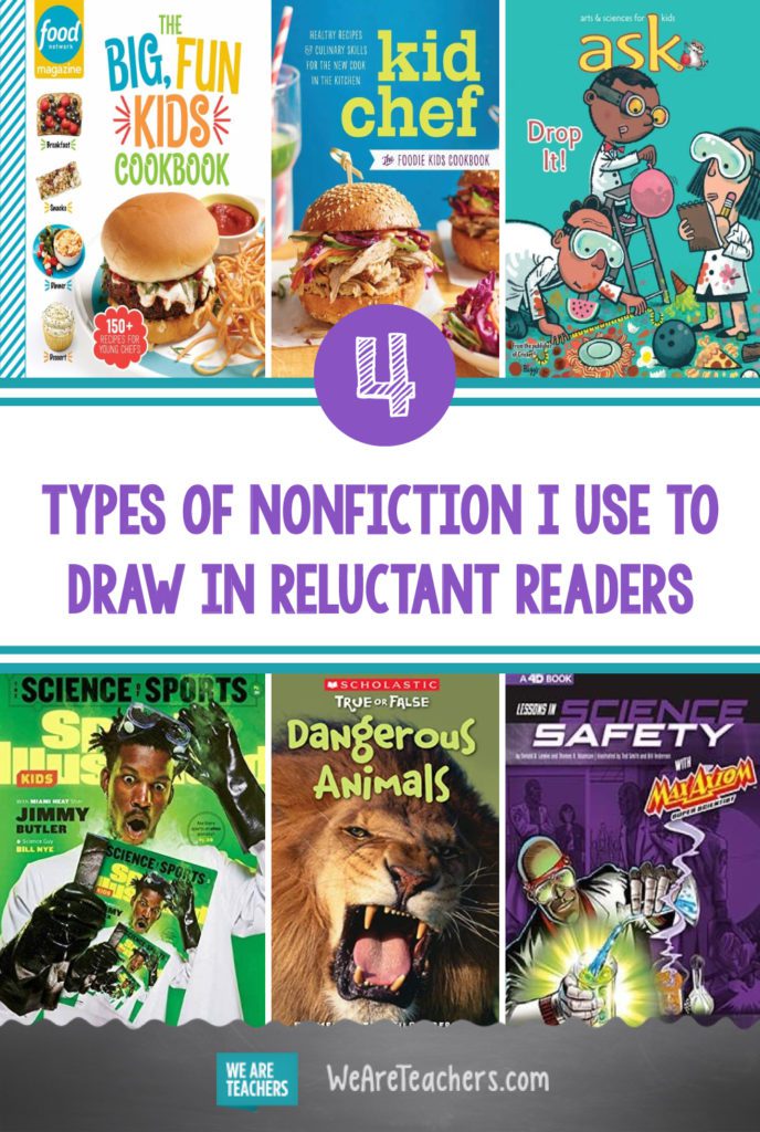 4 Types of Nonfiction I Use to Draw in Reluctant Readers