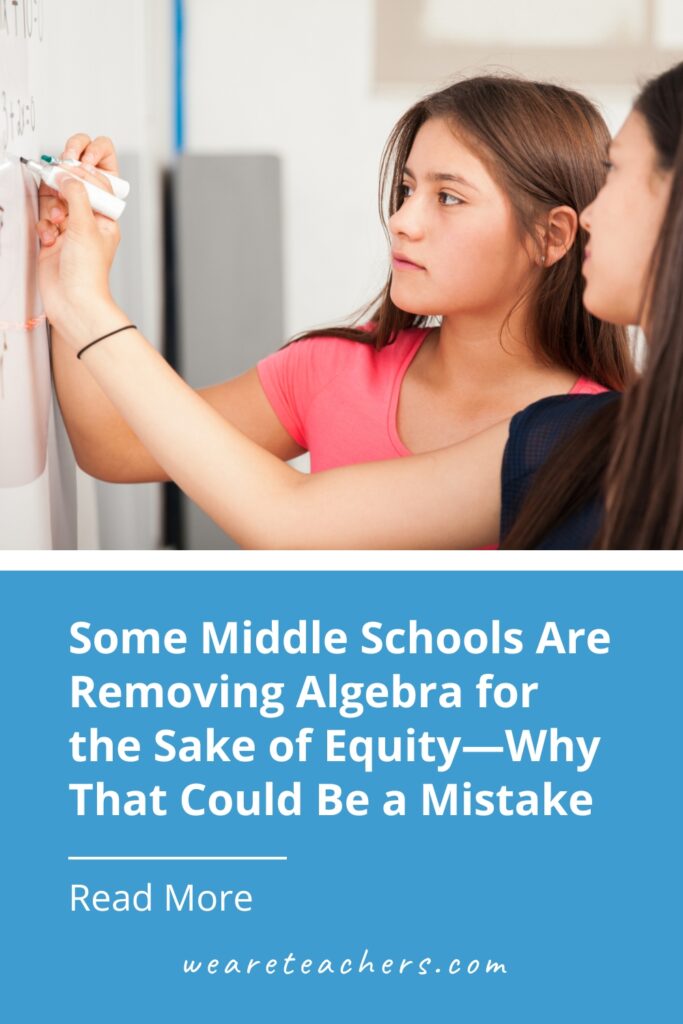 Some middle schools are removing algebra from their curriculum. Read why this well-intentioned decision is having unintended consequences.
