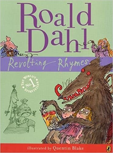Book cover for Revolting Rhymes, as an example of poetry books for kids