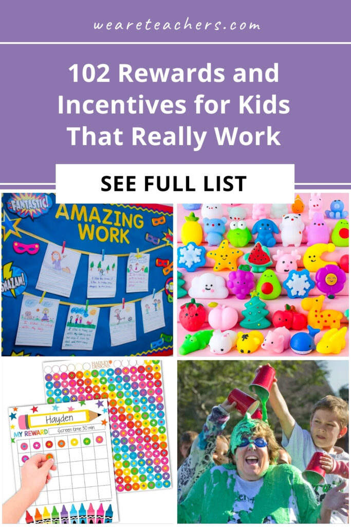 Rewards work, when they're done right. Here's how to use incentives with kids, and more than 100 incentives to offer.