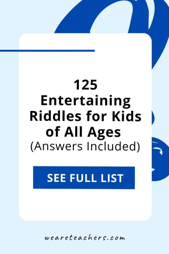 Ready for some brain-teasing action? These fantastic riddles for kids will have them thinking (and laughing) in the classroom.