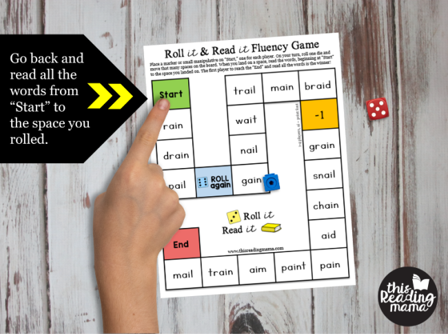 Game board with "ai" patterns and directions for how to play