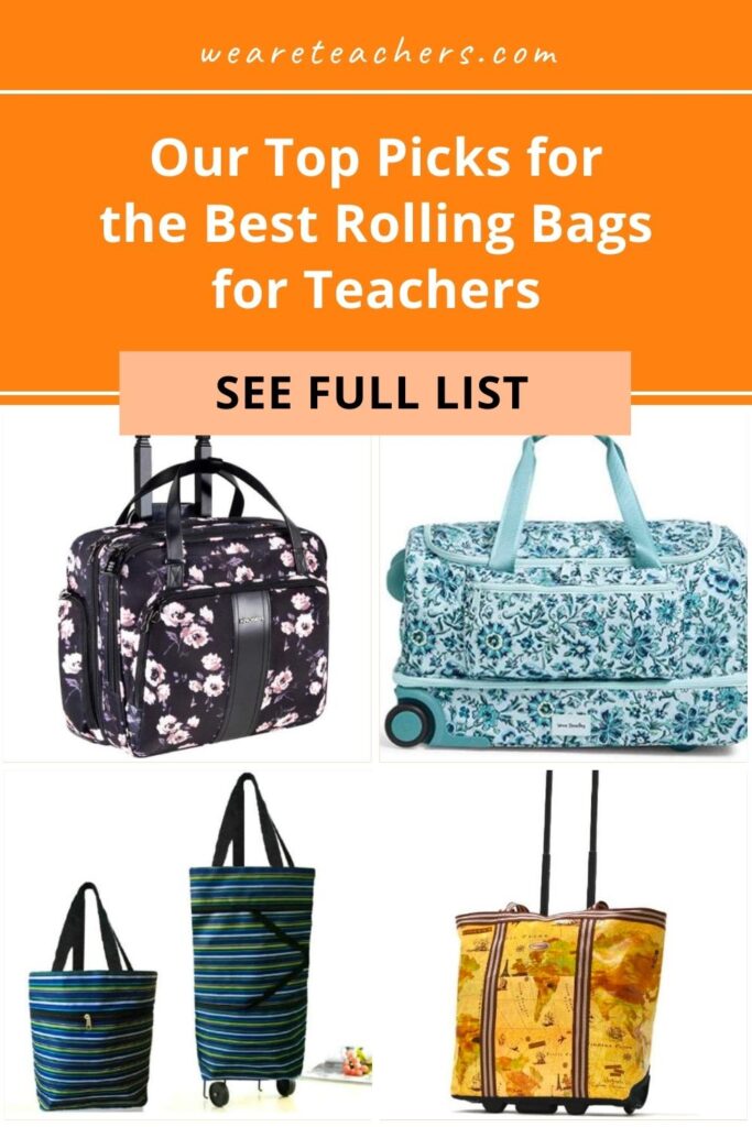 Save your back with one of these well-reviewed rolling bags for teachers. We found sturdy professional options in every price range.