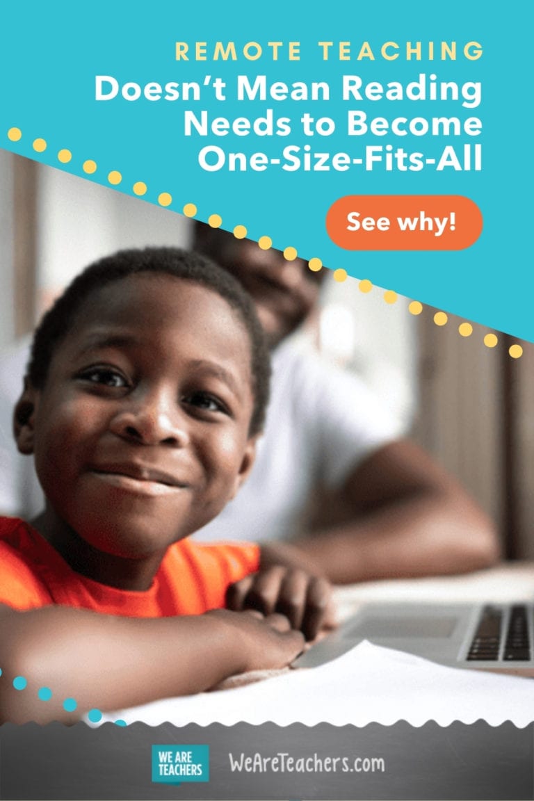 Teaching Reading Remotely Doesn't Need to Be One-Size-Fits-All
