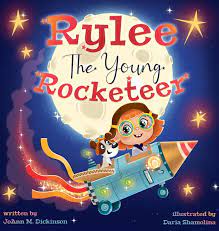 Book cover Rylee the Young Rocketeer/ Best Space Books for Kids