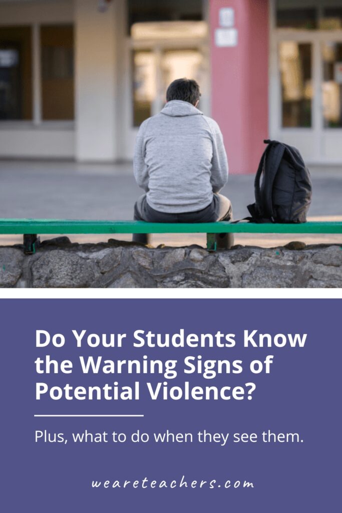 Do your students know to Say Something? Help them learn the warning signs of potential violence plus what to do when they see them.