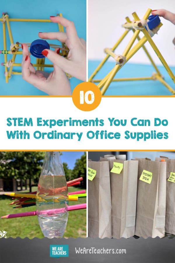 10 STEM Experiments You Can Do With Ordinary Office Supplies