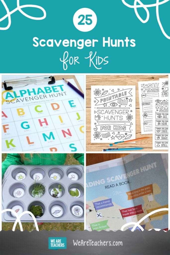 25 Scavenger Hunts For Kids To Try At Home Or In The Classroom