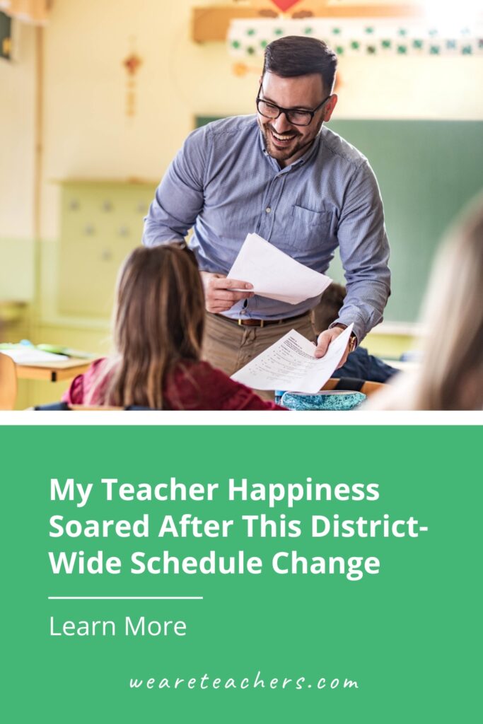 A Friday early release built into the schedule was a game-changer for this teacher. Read how it made her a better and happier teacher!