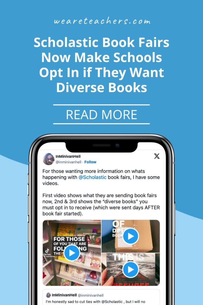 Scholastic Book Fairs' diverse books collection is now a separate "opt-in" category—here's what librarians are saying about it.
