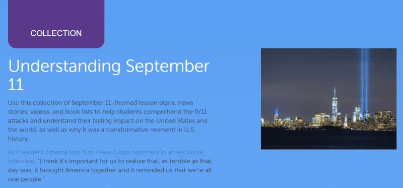 Websites and Books to Teach Kids About 9/11