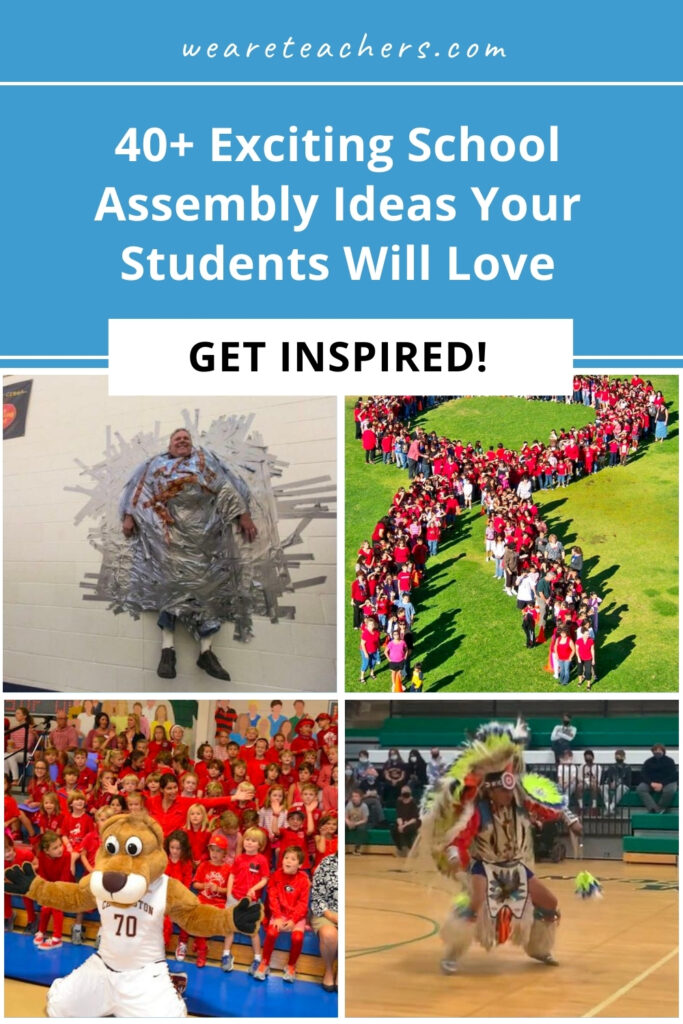 Bring everyone together with these school assembly ideas, from pep rallies and fundraiser kickoffs to talent shows and hobby days.