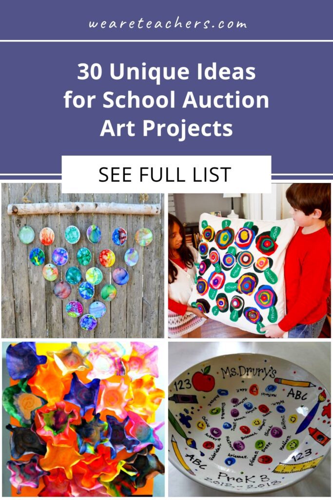Looking for creative school auction art projects? From painting to weaving to sculpting, we've rounded up awesome ideas to get you started.