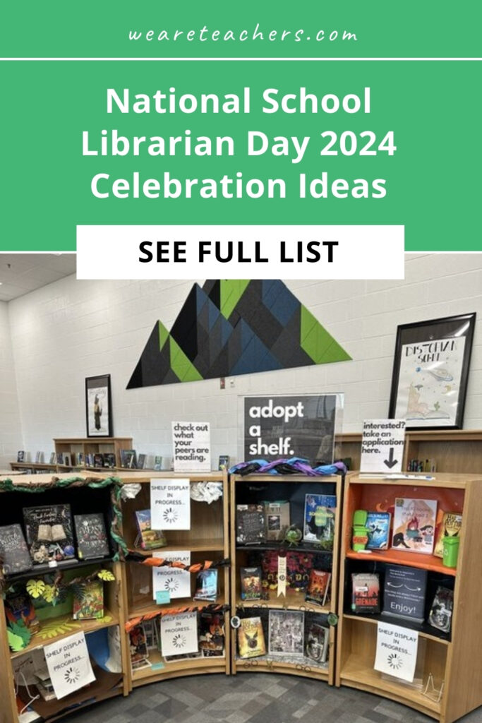 National School Librarian Day 2024 is the day to celebrate everything the librarian does for your school community.