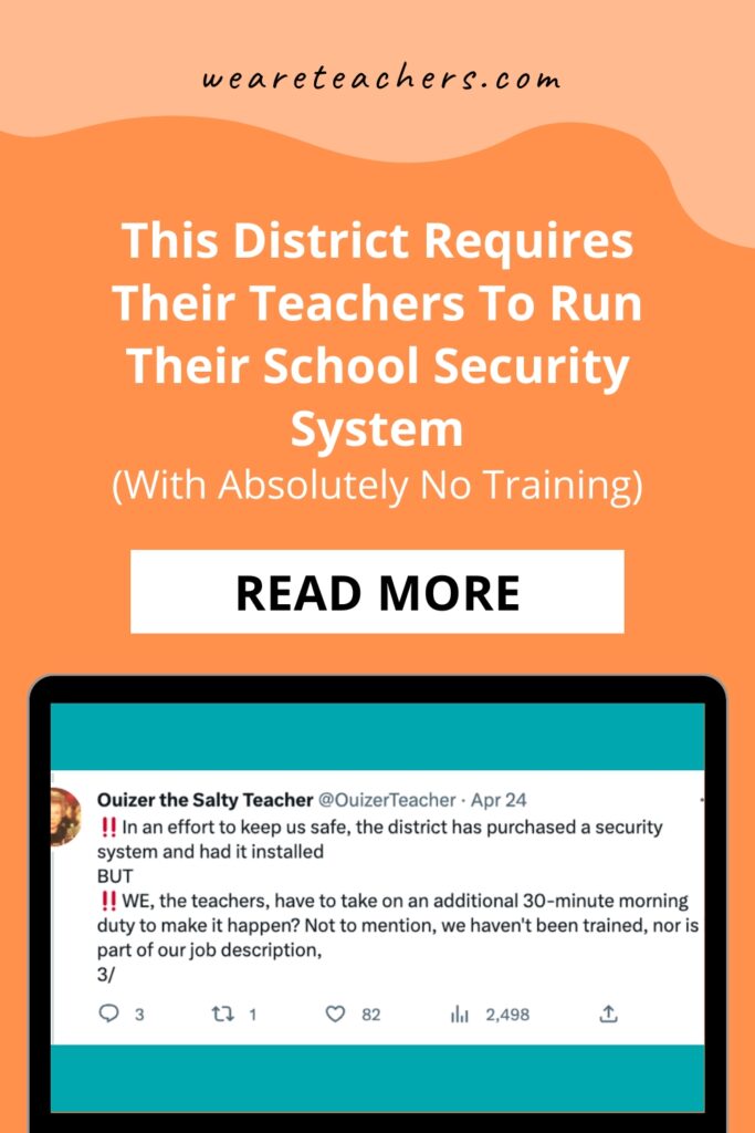 Teachers in North Carolina found out they had to be the ones to run the school security system to keep themselves and their students safe.