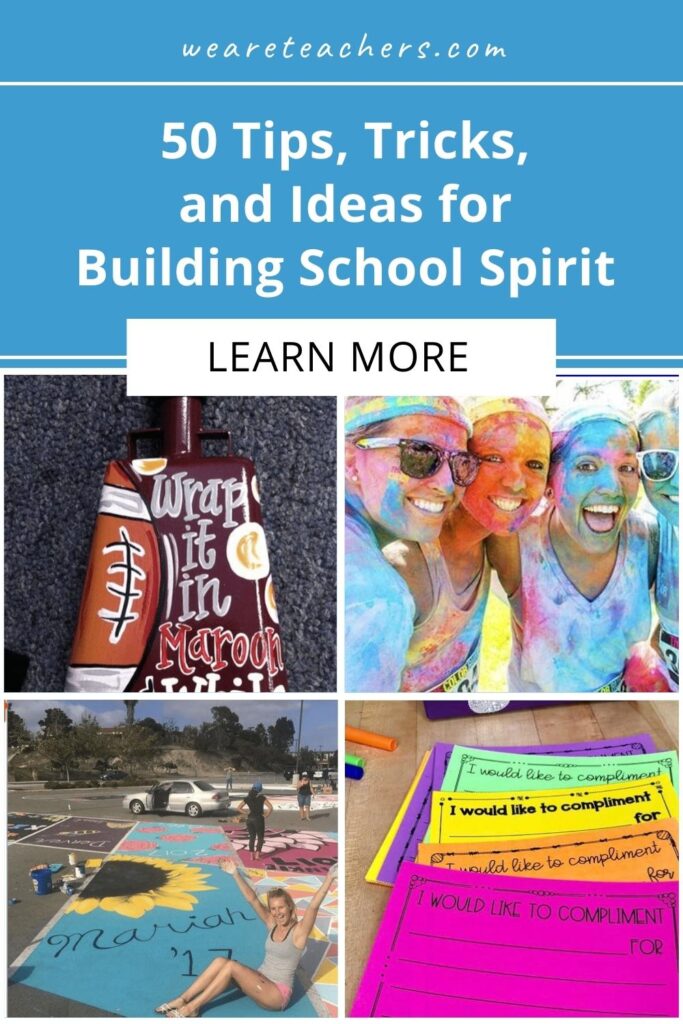 50 Tips, Tricks, And Ideas For Building School Spirit