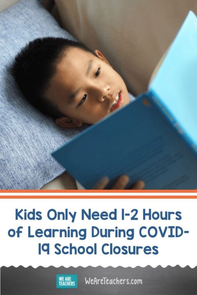 Kids (and Teachers) Don't Need to Spend 8 Hours a Day on School Work Right Now