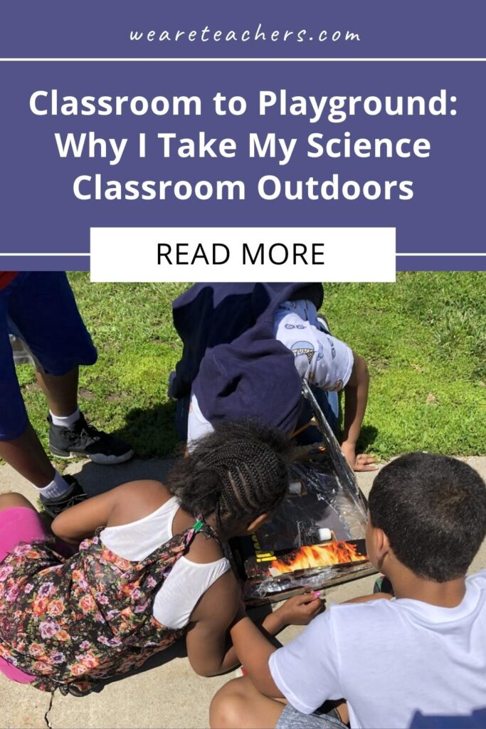 Using FOSS Science, I take my science classroom outdoors to help my students apply what we've learned in class to what we see outside.