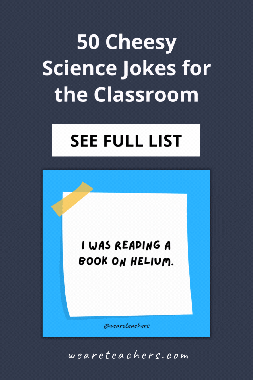 50 Cheesy Science Jokes for the Classroom