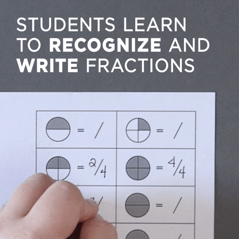 Write Fractions - Free Fractions Worksheets