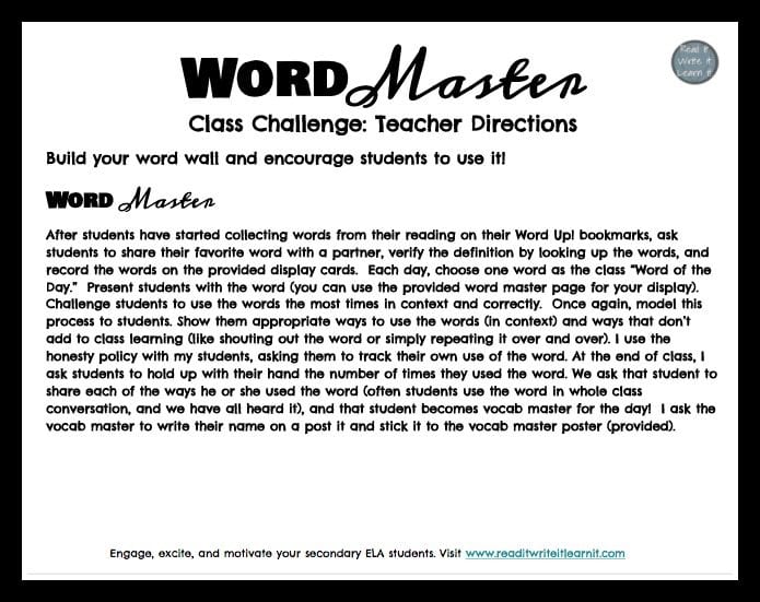 Word Master Challenge