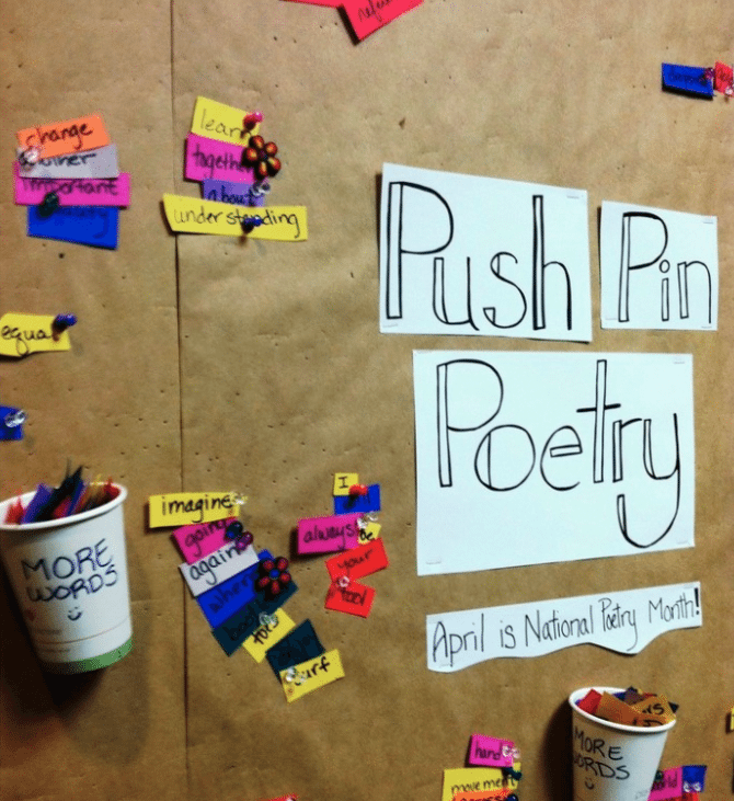 poetry activities middle school