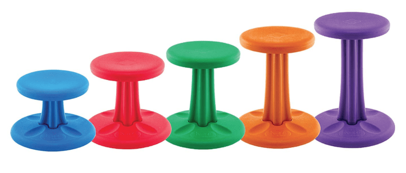 Kore Wobble Stool in a variety of colors and heights