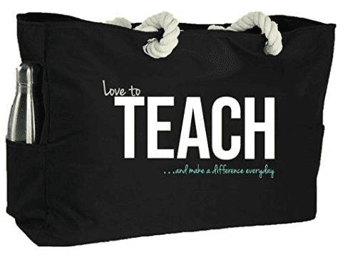 DIY Teacher Tote Bag - A Perfect Blend
