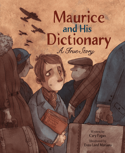 Cover of Maurice and His Dictionary by Cary Fagan and Enzo Lord Mariano